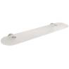 Tablette verre 600 mm, chromé/verre, BASIC