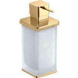 Distributeur de savon liquide à poser, 280 ml, zirconium gold HPS/verre, LULU