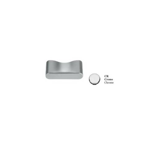 Bouton de meuble F525, entraxe 32 mm, chromé