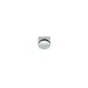 Bouton de meuble F535, chromé mat