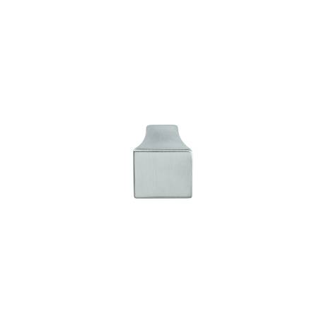 Bouton de meuble F536, chromé mat