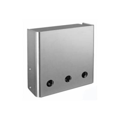 Distributeur de gobelets mural, inox brossé 316