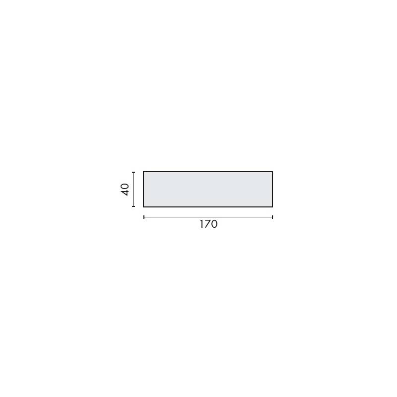 Plaque adhesive-PORTE COUPE/PAS D'OBSTACLE A LA FERM.-170x40