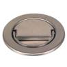 Cuvette ronde encastrée  Ø 80 mm, carré 8 mm, inox brossé 316