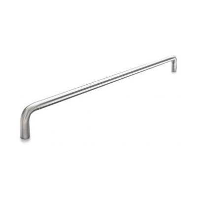 Poignée de tirage droite Ø 19 mm, à douille, entraxe 300 mm, inox brossé 316