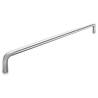 Poignée de tirage droite Ø 32 mm, filetée, entraxe 650 mm, inox brossé 316