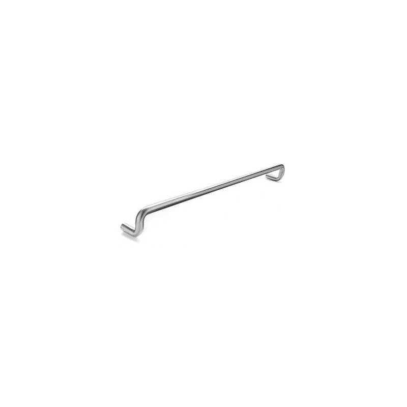 Poignée de tirage déportée Ø 32 mm, filetée, entraxe 300 mm, inox brossé 316