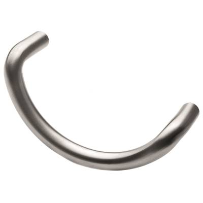 Poignée de tirage demi-lune Ø 32 mm, filetée, entraxe 300 mm, inox brossé 316