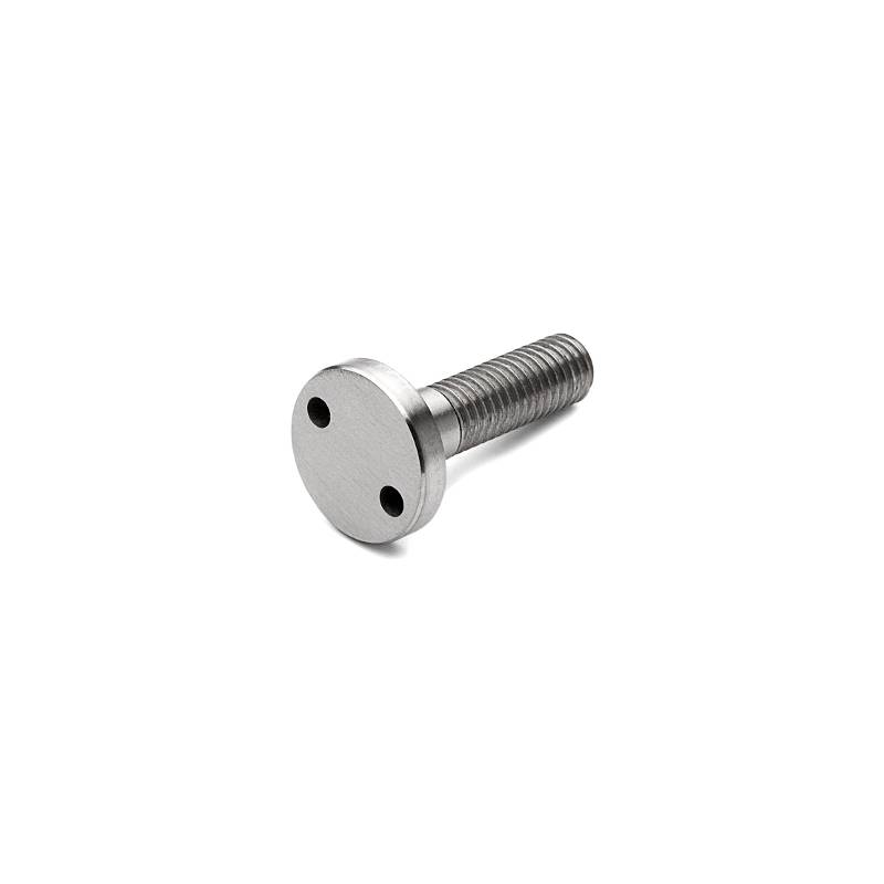 Fixation pour montage simple traversant longueur 100 mm, M12