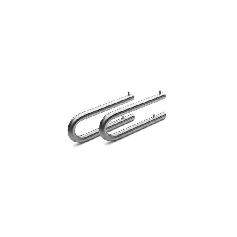 Support Ø 14 mm pour tablette en verre 170 mm, inox brossé 316