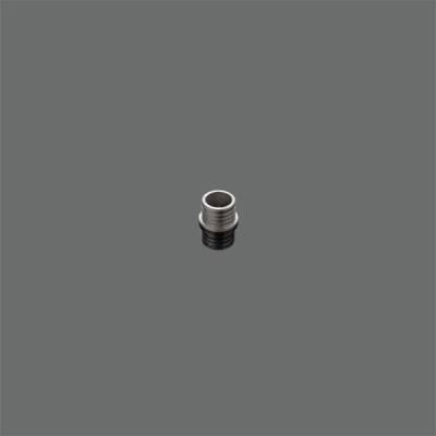 Rosace batteuse percement int. diamètre 17 mm, inox brossé 316