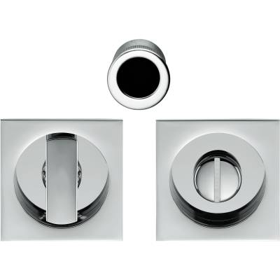 Cuvette encastrée OPEN SQ, sans serrure, carrée 57 mm, chromé