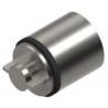 Embout droit, inox brossé 316