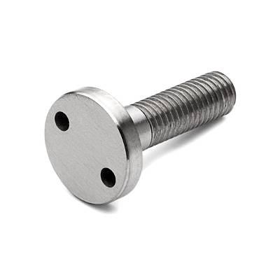 Fixation pour montage simple traversant longueur 90 mm, M8
