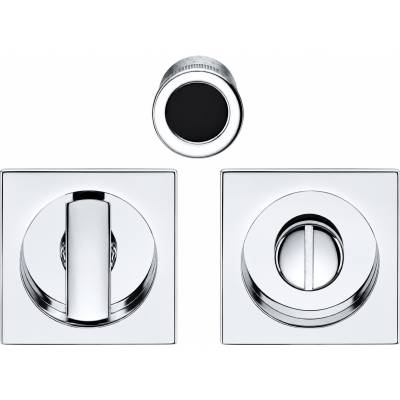 Cuvette encastrée OPEN SQ avec serrure, carrée 57 mm, chromé